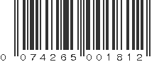 UPC 074265001812