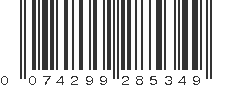 UPC 074299285349