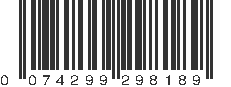 UPC 074299298189