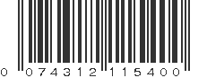 UPC 074312115400