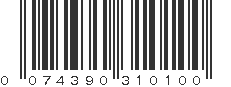 UPC 074390310100