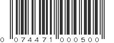 UPC 074471000500