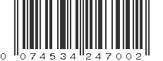 UPC 074534247002