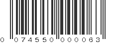 UPC 074550000063