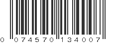 UPC 074570134007