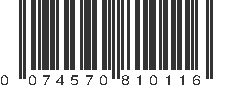 UPC 074570810116