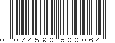 UPC 074590830064