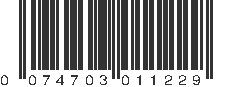 UPC 074703011229