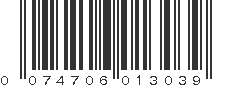 UPC 074706013039