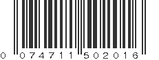 UPC 074711502016