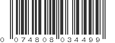 UPC 074808034499