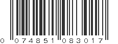 UPC 074851083017