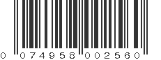 UPC 074958002560