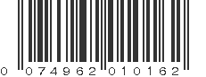 UPC 074962010162