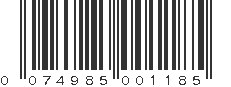 UPC 074985001185