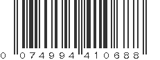 UPC 074994410688