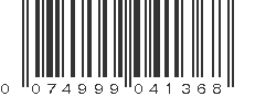 UPC 074999041368