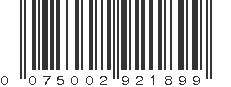 UPC 075002921899