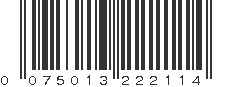 UPC 075013222114