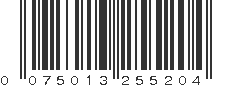 UPC 075013255204