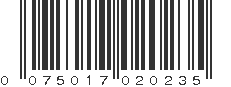 UPC 075017020235