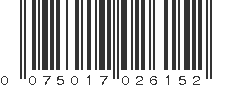 UPC 075017026152