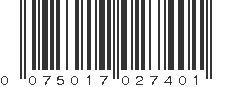 UPC 075017027401