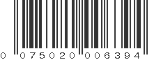 UPC 075020006394