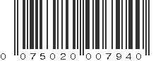 UPC 075020007940