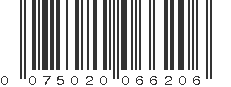 UPC 075020066206