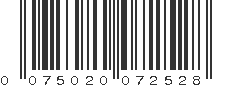 UPC 075020072528
