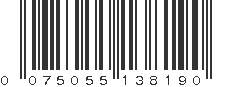 UPC 075055138190