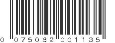 UPC 075062001135