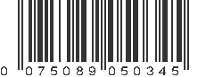 UPC 075089050345