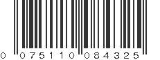 UPC 075110084325