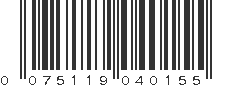 UPC 075119040155