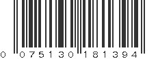 UPC 075130181394