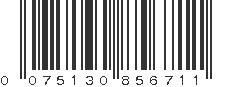 UPC 075130856711