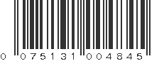 UPC 075131004845