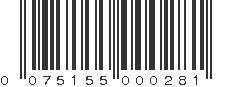 UPC 075155000281