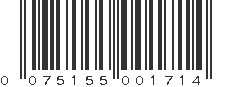 UPC 075155001714