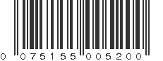 UPC 075155005200