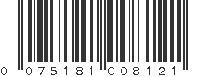 UPC 075181008121