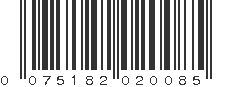 UPC 075182020085