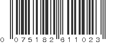 UPC 075182611023