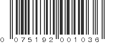 UPC 075192001036