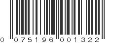 UPC 075196001322