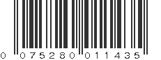 UPC 075280011435