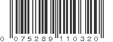 UPC 075289110320