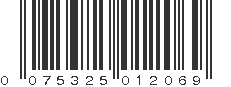 UPC 075325012069